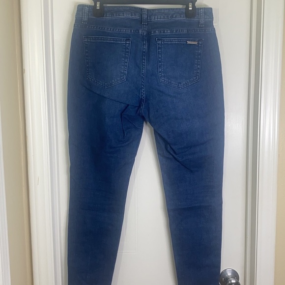 Michael Kors - Izzy Skinny Dark Denim Jeans Size 6 - Picture 9 of 12